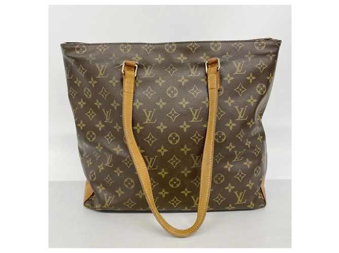 Borsa Tote Louis Vuitton Monogram Cabas Mezzo Marrone - vista 11