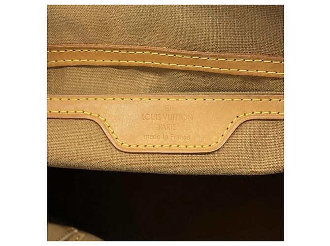 Borsa Tote Louis Vuitton Monogram Cabas Mezzo Marrone - vista 5