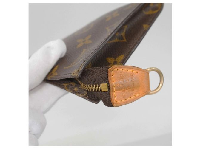 Borsa Tote Louis Vuitton Monogram Bucket GM Marrone - vista 10