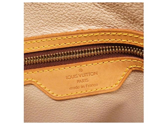 Borsa Tote Louis Vuitton Monogram Bucket GM Marrone - vista 5