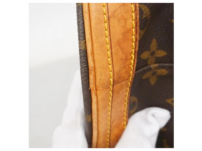 Borsa Tote Louis Vuitton Monogram Bucket GM Marrone - vista 7