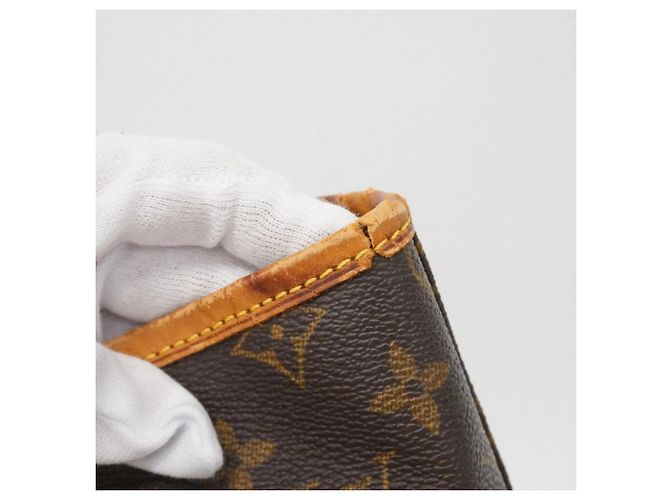 Borsa Tote Louis Vuitton Monogram Bucket GM Marrone - vista 8