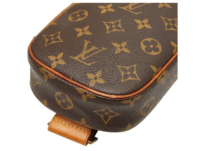 Borsa Body Monogram Pochette Gange Louis Vuitton Marrone - vista 4