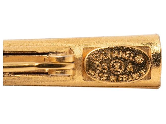 Spilla Chanel Logo Heart Arrow 93A D'oro - vista 3