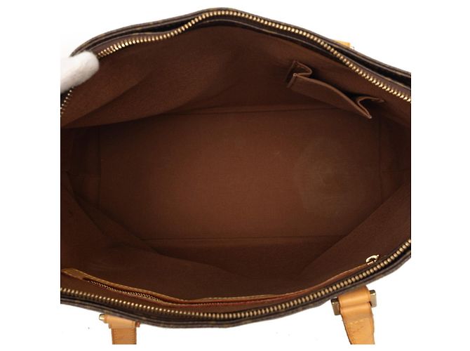Borsa a Spalla Louis Vuitton Monogram Cabas Mezzo Marrone - vista 4