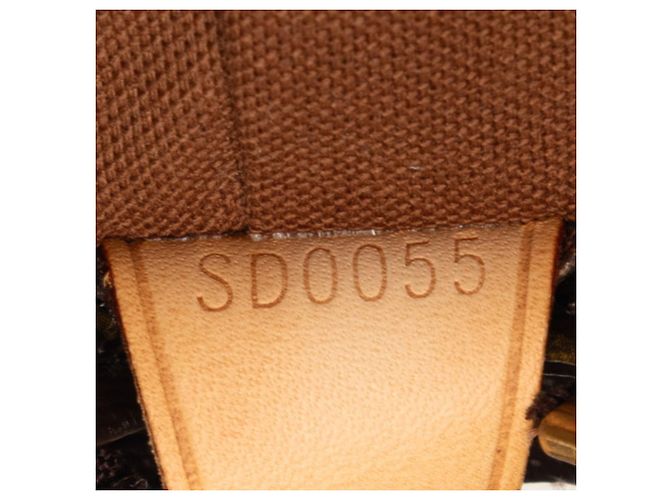 Borsa a Spalla Louis Vuitton Monogram Cabas Mezzo Marrone - vista 6