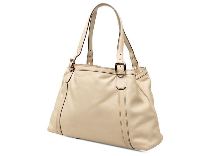Borsa Tote Newbrid Interlocking G Gucci Beige Crudo - vista 2