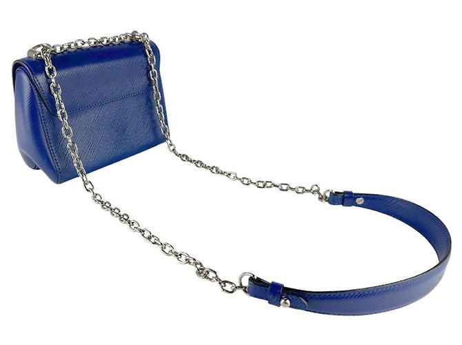 Bolso de Hombro Louis Vuitton Epi Twist PM Azul - vista 10