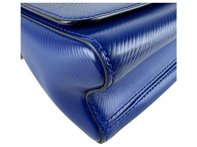 Bolso de Hombro Louis Vuitton Epi Twist PM Azul - vista 8