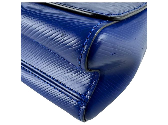 Bolso de Hombro Louis Vuitton Epi Twist PM Azul - vista 9