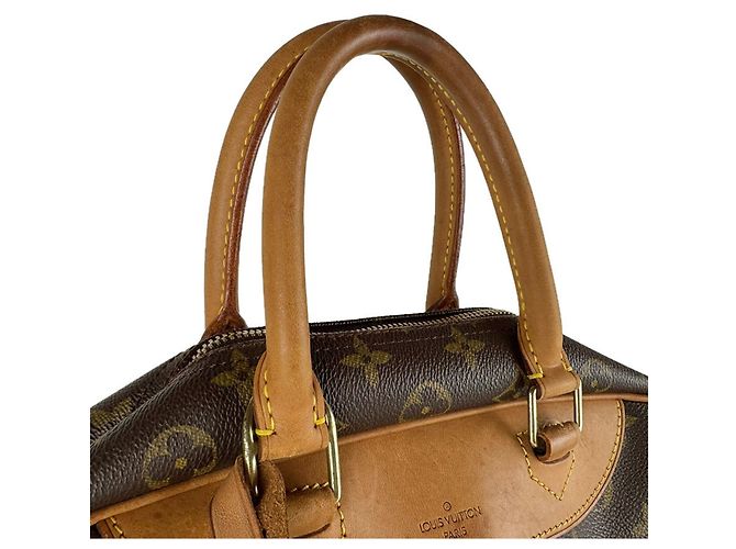 Borsa Louis Vuitton Deauville Marrone Monogramma - vista 10