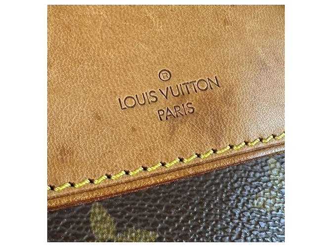 Borsa Louis Vuitton Deauville Marrone Monogramma - vista 11