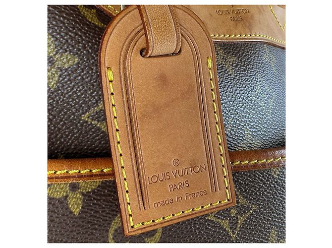 Borsa Louis Vuitton Deauville Marrone Monogramma - vista 12