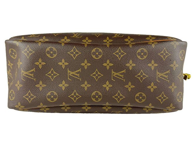 Borsa Louis Vuitton Deauville Marrone Monogramma - vista 4