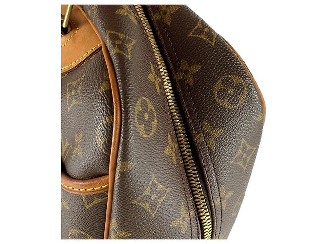 Borsa Louis Vuitton Deauville Marrone Monogramma - vista 7