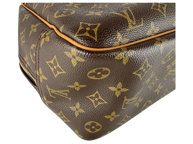 Borsa Louis Vuitton Deauville Marrone Monogramma - vista 8