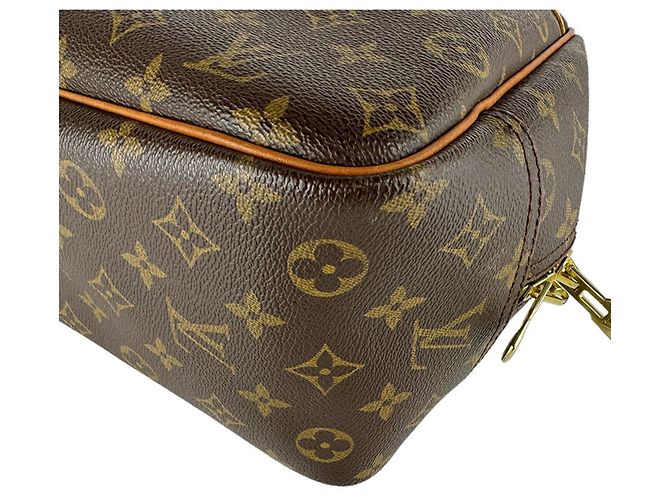 Borsa Louis Vuitton Deauville Marrone Monogramma - vista 9