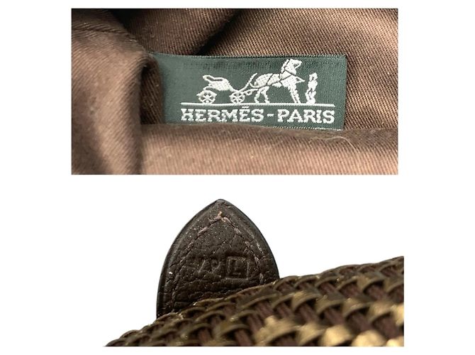 Hermès Borsa Cabas Hermes Cabas Chennai Marrone - vista 3