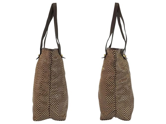 Hermès Borsa Cabas Hermes Cabas Chennai Marrone - vista 7