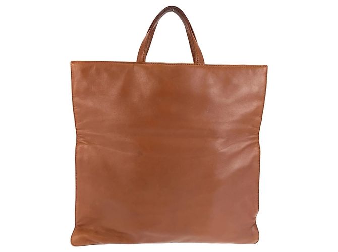Borsa Tote Loewe in pelle marrone - vista 2