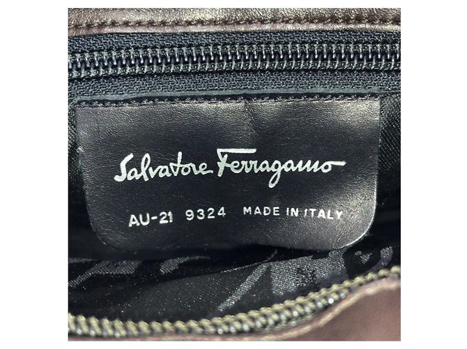 Borsa 2-way Salvatore Ferragamo Vara Chain Marrone - vista 4