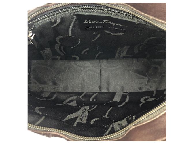 Borsa 2-way Salvatore Ferragamo Vara Chain Marrone - vista 7