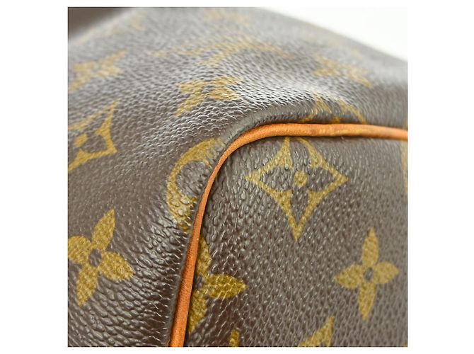 Borsa Louis Vuitton Neo Speedy Pelle Orfevre Leather PM Marrone - vista 7