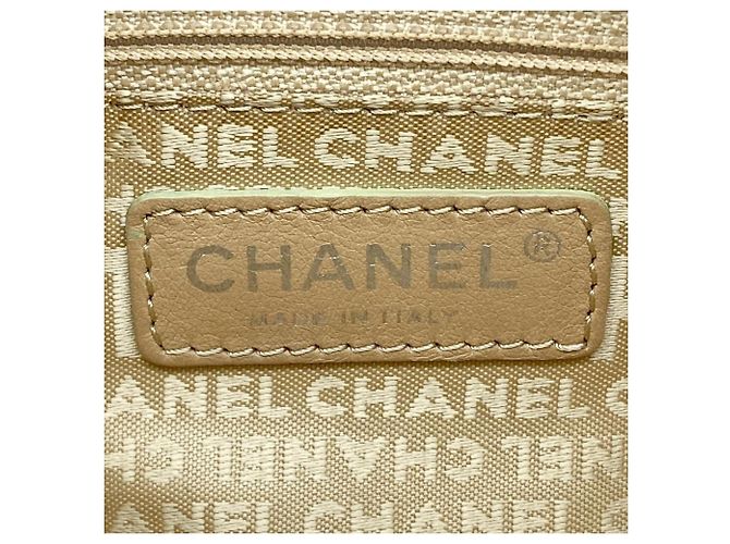 Borsa a tracolla Chanel Clover Charm Multicolore Beige - vista 12