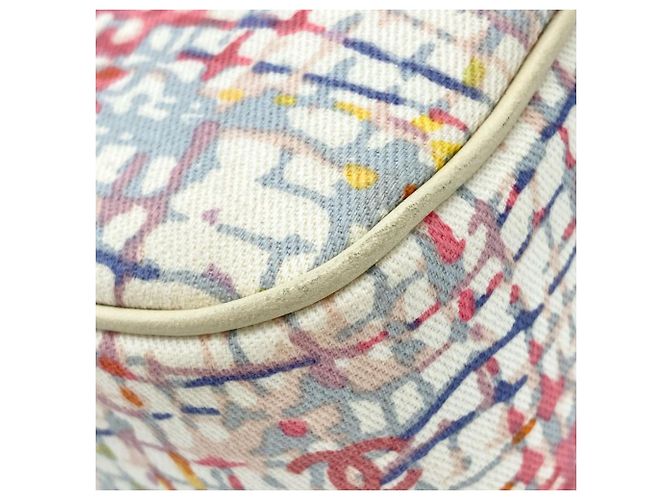 Borsa a tracolla Chanel Clover Charm Multicolore Beige - vista 7