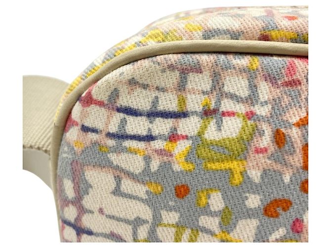 Borsa a tracolla Chanel Clover Charm Multicolore Beige - vista 8
