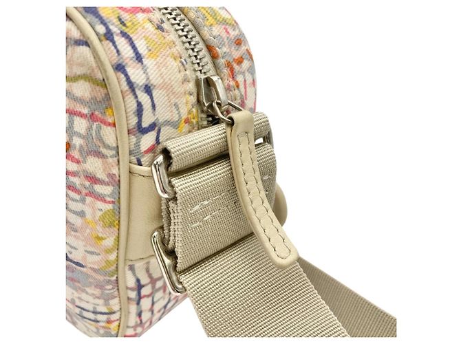 Borsa a tracolla Chanel Clover Charm Multicolore Beige - vista 9