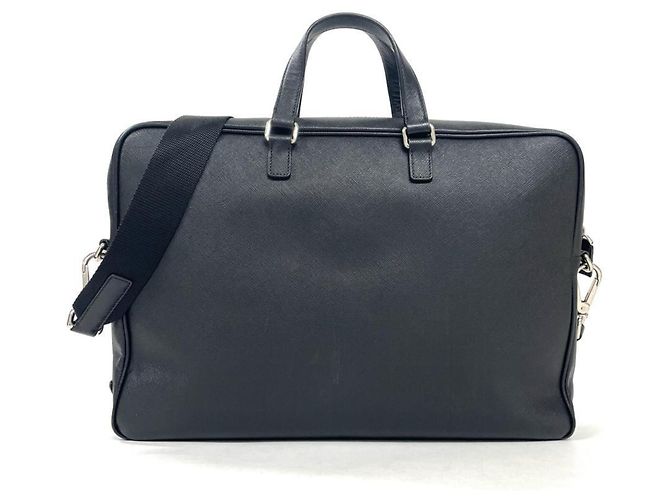 Valigetta in pelle Saffiano Prada Nero - vista 3