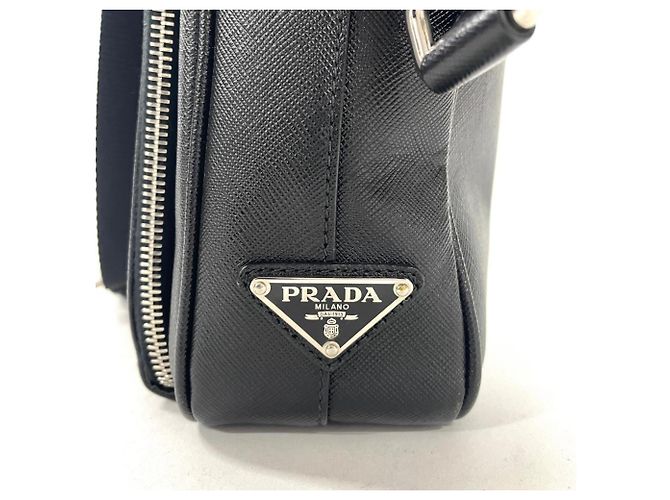 Valigetta in pelle Saffiano Prada Nero - vista 6
