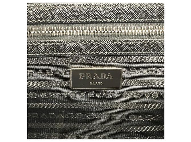 Valigetta in pelle Saffiano Prada Nero - vista 9