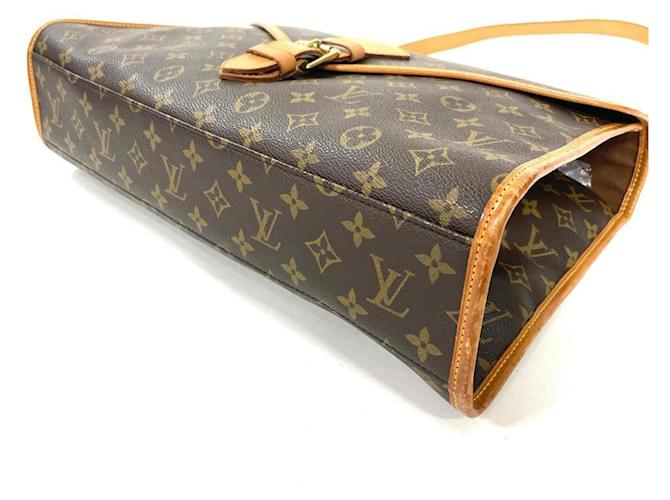 Borsa Louis Vuitton Beverly Marrone - vista 4