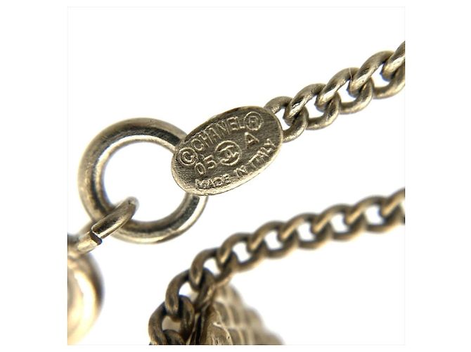 Collana con pendente motivo borsa Chanel Matelassé D'oro - vista 7