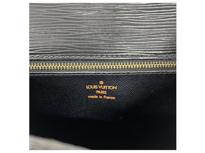 Borsa a mano in pelle Epi Louis Vuitton Nero - vista 11