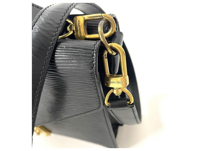 Borsa a mano in pelle Epi Louis Vuitton Nero - vista 5
