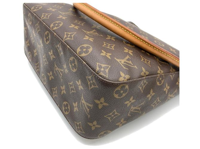 Borsa a Spalla Louis Vuitton Looping GM Marrone - vista 4