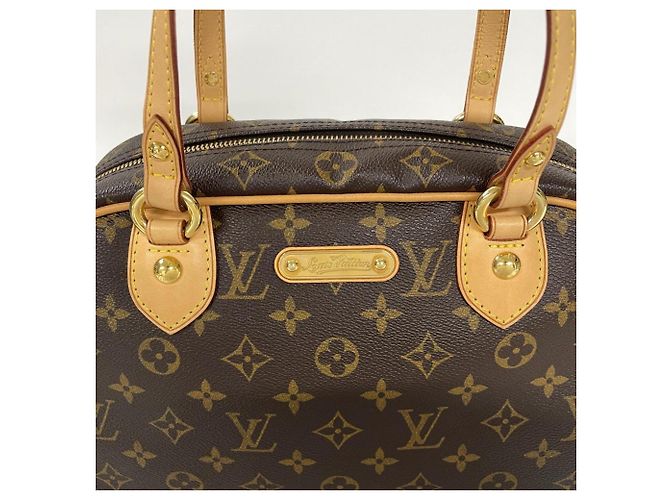 Borsa a Spalla Louis Vuitton Montorgueil PM Marrone - vista 5