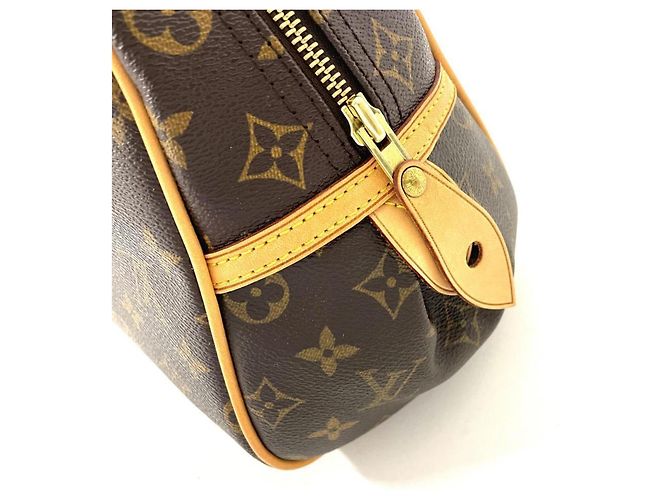 Borsa a Spalla Louis Vuitton Montorgueil PM Marrone - vista 7