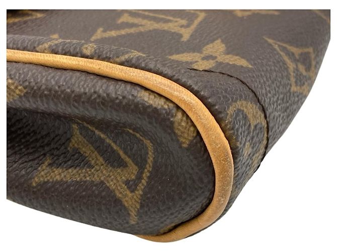 Clutch Pochette Beverly Louis Vuitton Marrone - vista 4