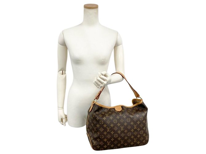 Borsa a tracolla Louis Vuitton Delightful PM Marrone - vista 10