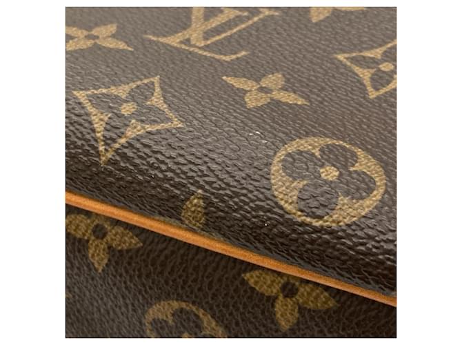 Borsa a tracolla Louis Vuitton Delightful PM Marrone - vista 7