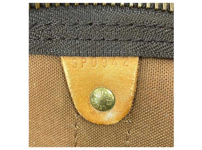 Borsa Boston Louis Vuitton Keepall 50 Marrone - vista 10