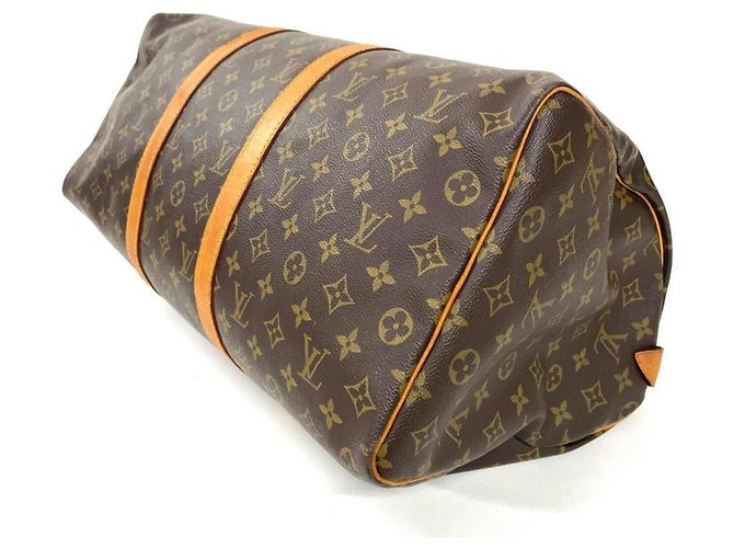 Borsa Boston Louis Vuitton Keepall 50 Marrone - vista 4