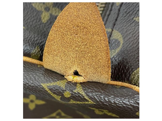 Borsa Boston Louis Vuitton Keepall 50 Marrone - vista 9