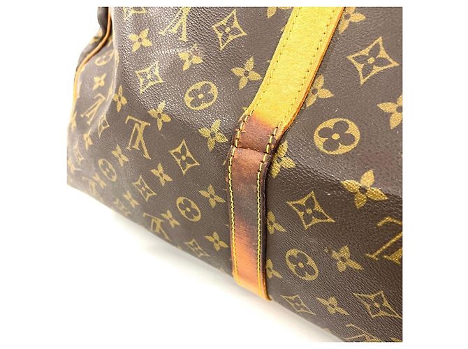 Borsa Boston Louis Vuitton Keepall 60 Marrone - vista 4