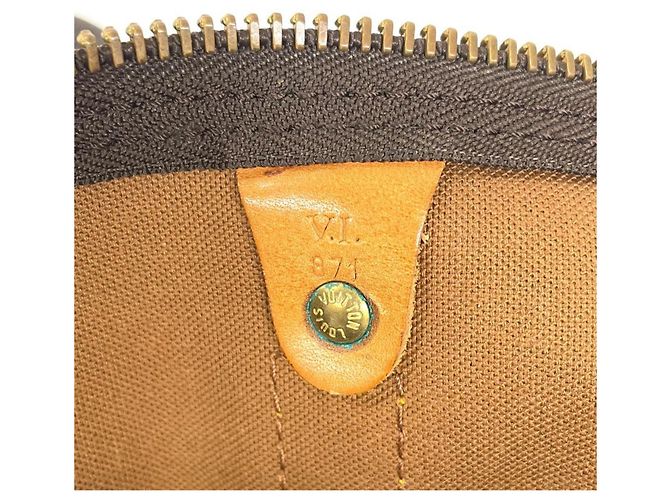 Borsa Boston Louis Vuitton Keepall 60 Marrone - vista 9