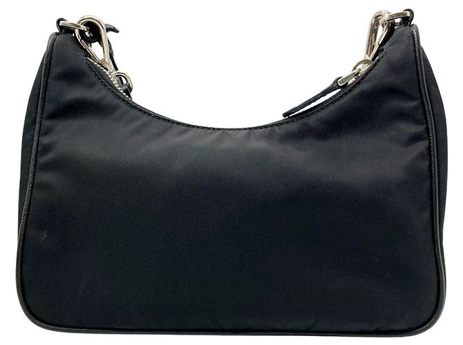 Borsa a tracolla Prada Re-Edition 2005 Re-Nylon Nero - vista 2